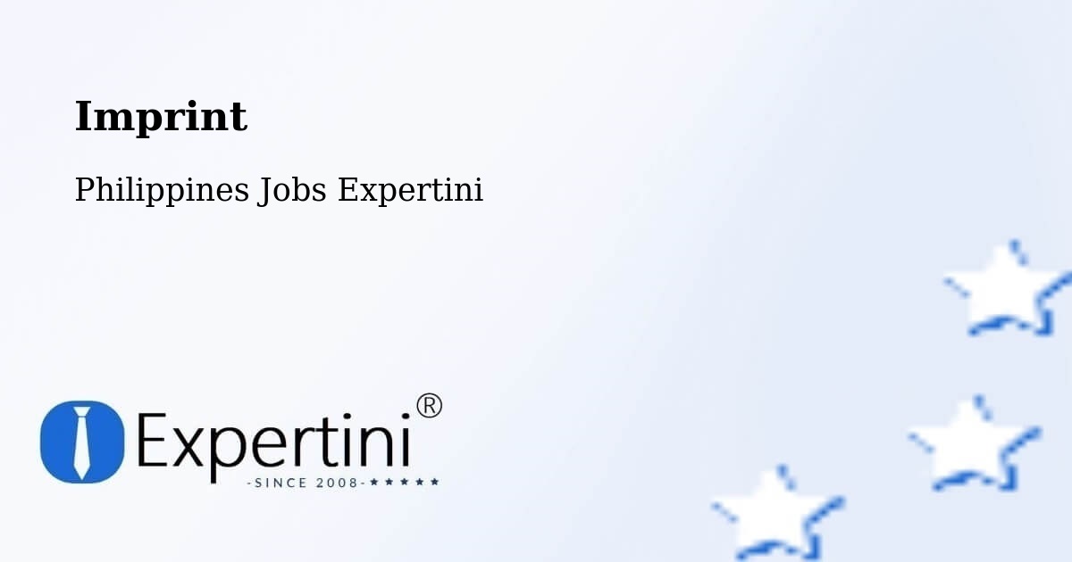 Imprint – San Ildefonso - Philippines Jobs Expertini